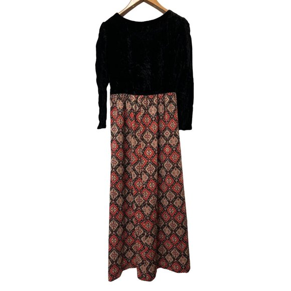 Authentic Vintage Handmade Maxi Dress - Picture 2 of 9